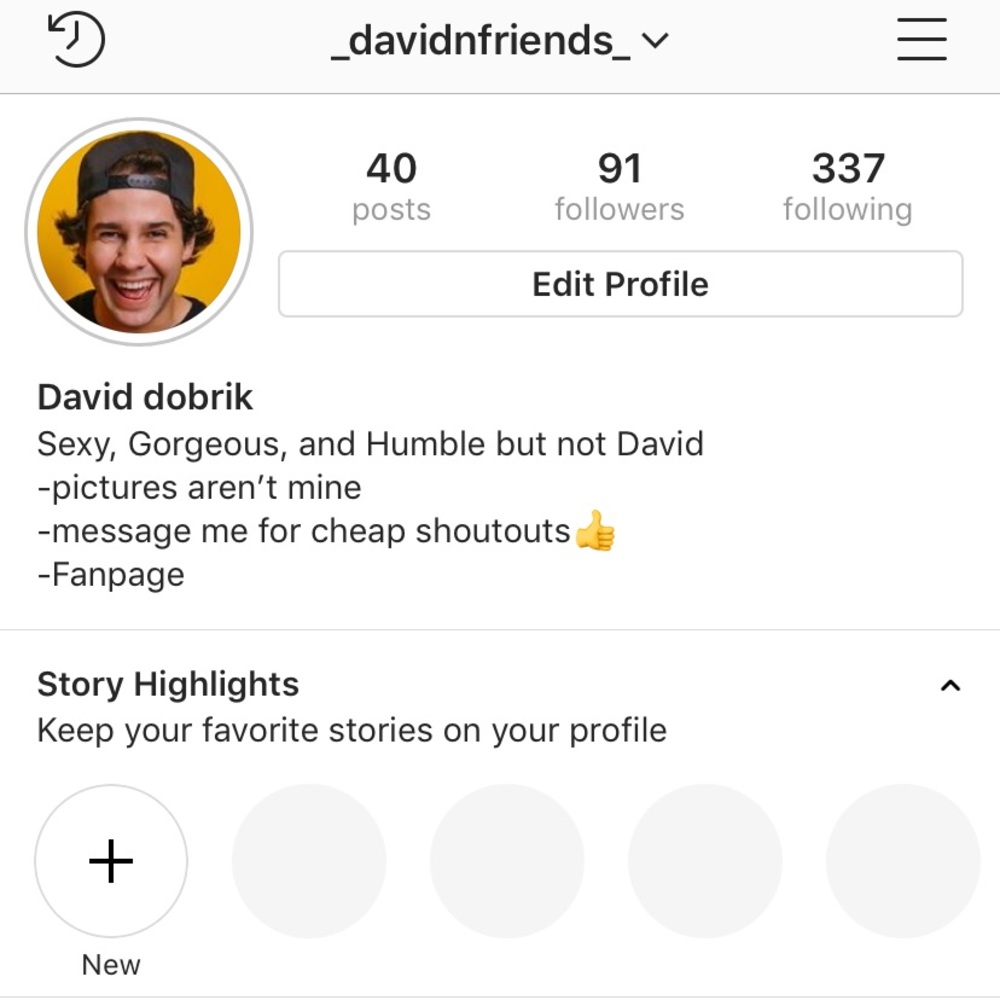 My instagram account